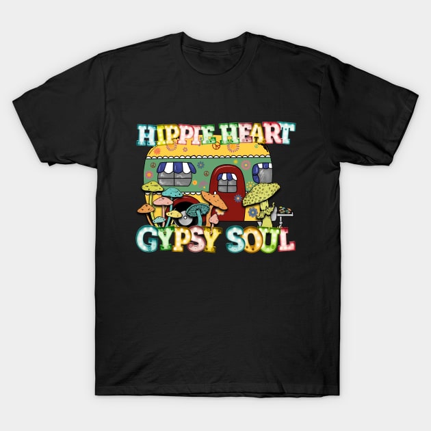 Hippie Heart Gypsy Soul T-Shirt by Okanagan Outpost